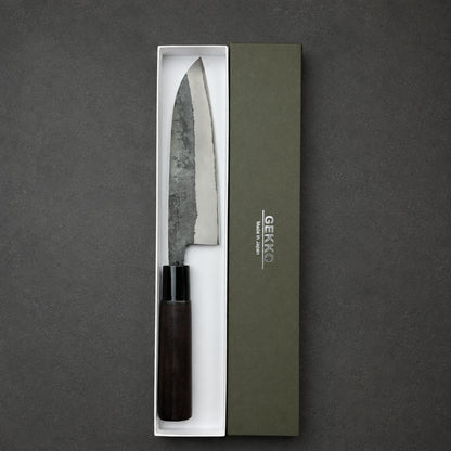 Gekko Santoku 165mm Aogami Nr. 2 Kurouchi