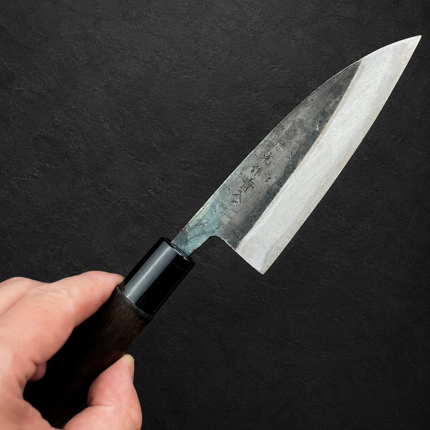 Gekko Ko-Santoku 120mm Aogami Nr. 2 Kurouchi