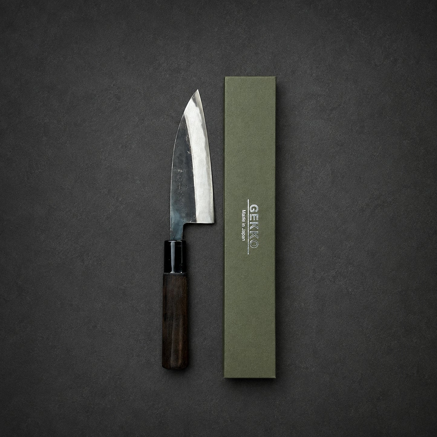 Gekko Ko-Santoku 120mm Aogami Nr. 2 Kurouchi