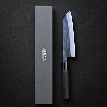 Gekko Cell 180mm Carbon Steel Aogami no. 2 Kurouchi