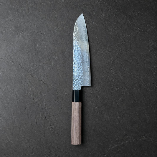 Tosa Tsuboya Santoku 180mm VG-10 Damascus