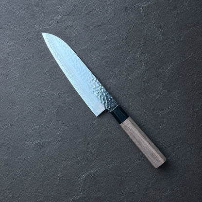 Tosa Tsuboya Santoku 180mm VG-10 Damascus