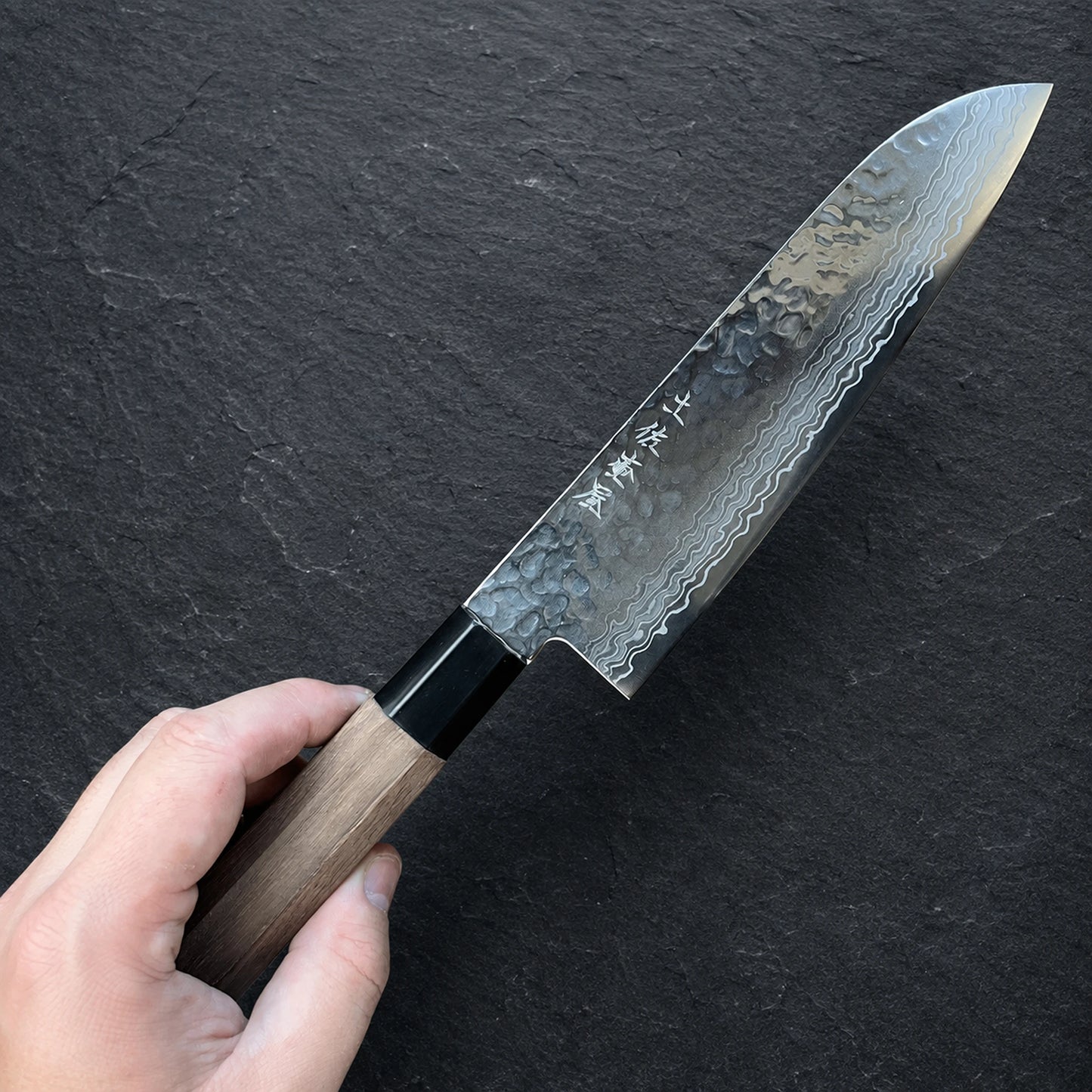 Tosa Tsuboya Santoku 180mm VG-10 Damascus