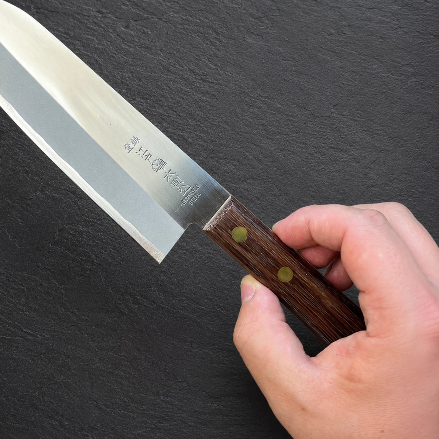 Echizen Fukui Santoku 170mm Nerezová ocel