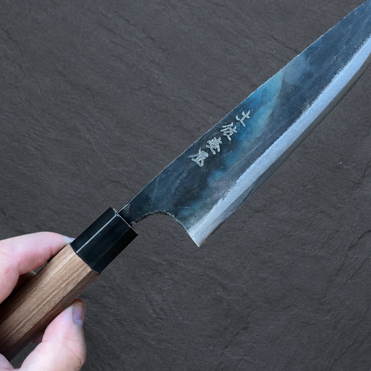 Tosa Tsuboya Gyuto 210mm Aogami no.2 Kurouchi