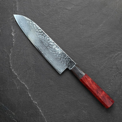 Tosa Tsuboya Santoku 180mm Damascus Tsuchime Nerezová ocel