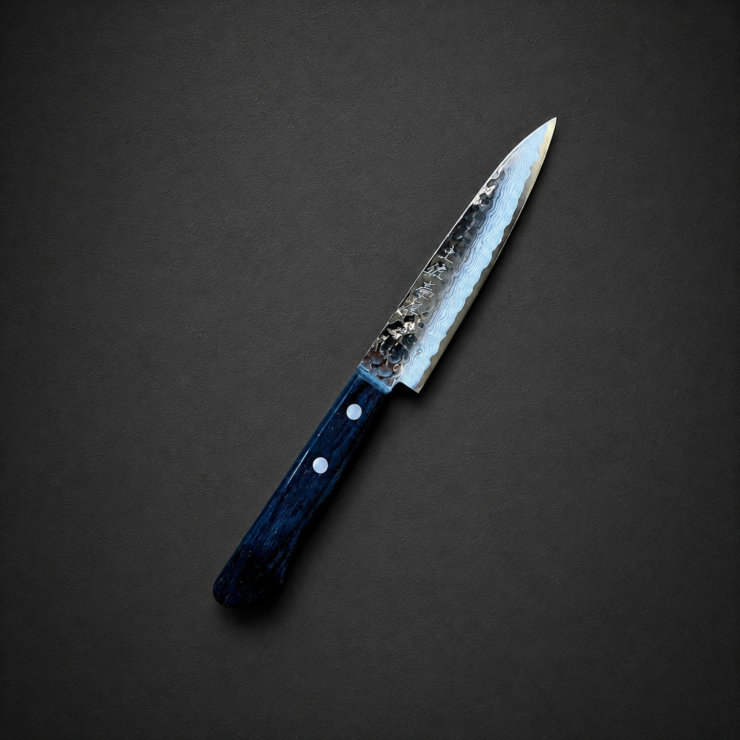 Tosa Tsuboya Petty 120 mm Damast Tsuchime