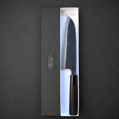 Gekko Santoku 180mm Aogami no. 1 Kurouchi