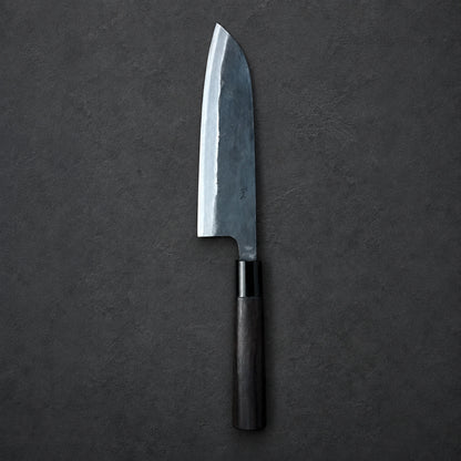 Gekko Santoku 180mm Aogami no. 1 Kurouchi