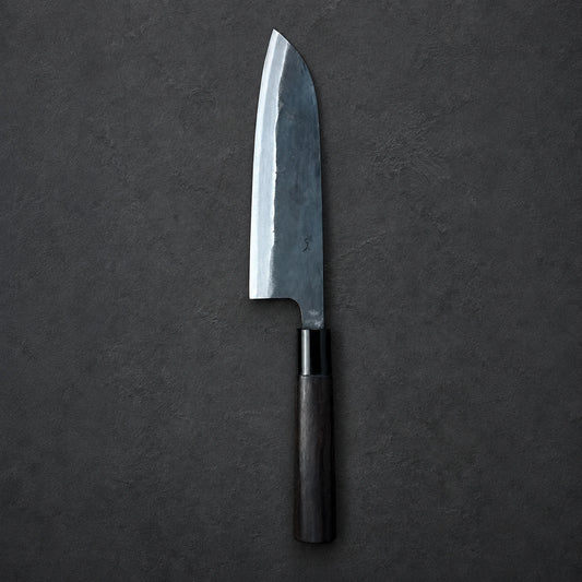 Gekko Santoku 180mm Aogami no. 1 Kurouchi