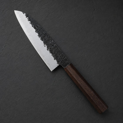 Yoshihiro Santoku 185mm AUS-8A Tsuchime Kurouchi