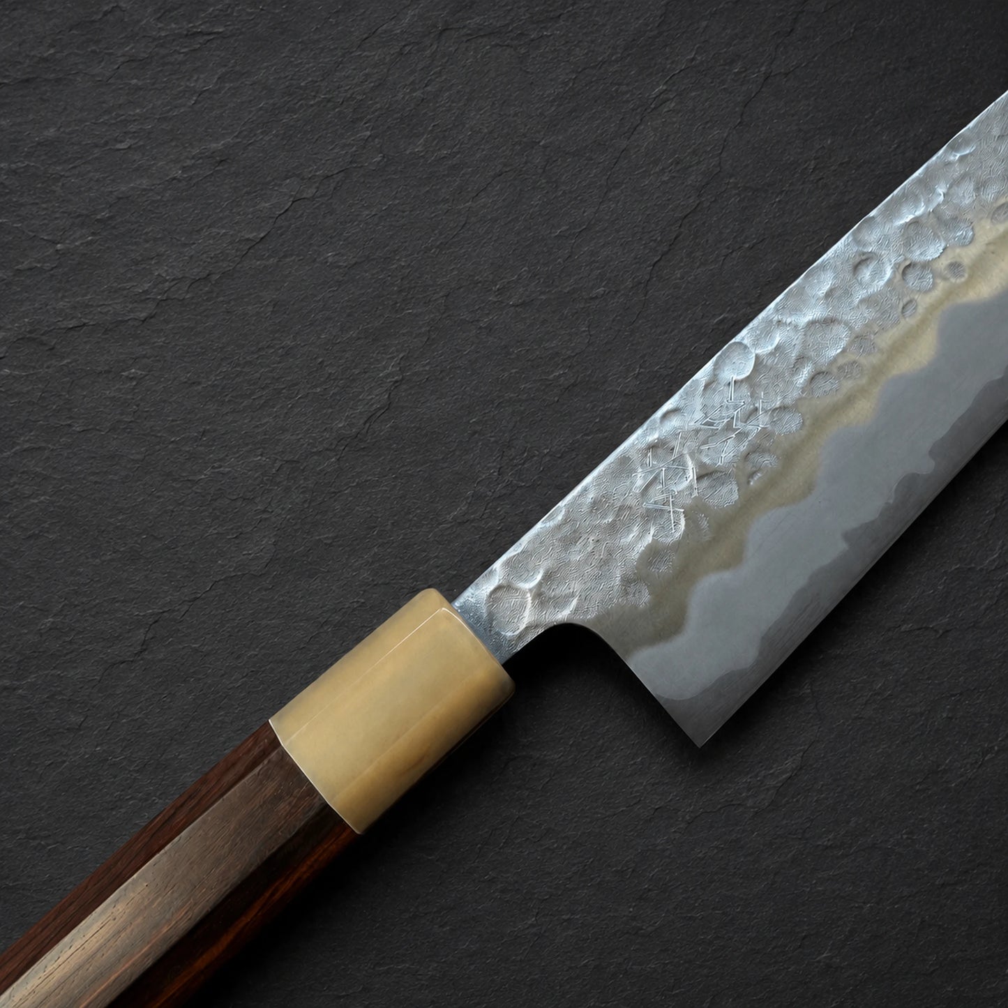 Sukematsu Kiritsuke Gyuto 210mm Shirogami no.2 Tsuchime