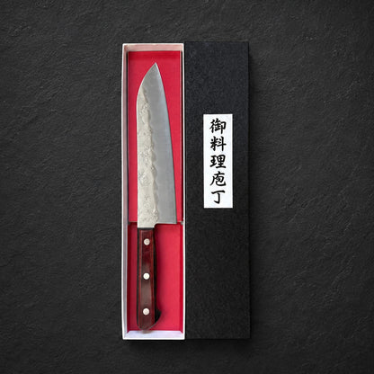 Hokiyama Santoku Gin-san 180mm Nashiji