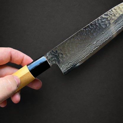 Tosa Tsuboya Santoku 180mm Damascus Tsuchime
