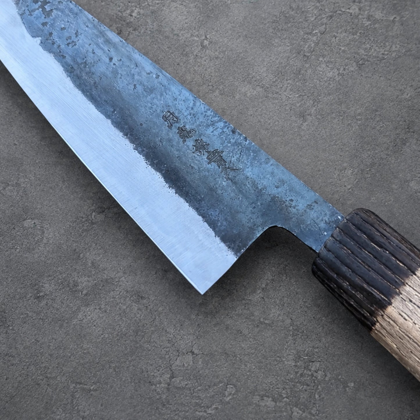 Gekko Bunka 170mm Uhlíková ocel Aogami no. 2 Kurouchi