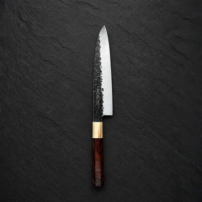 Yoshihiro Gyuto 215mm AUS-8A Tsuchime Kurouchi