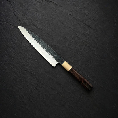 Yoshihiro Gyuto 215mm AUS-8A Tsuchime Kurouchi