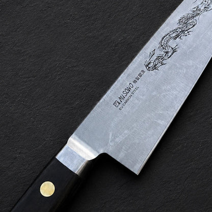 Misono Gyuto 240mm Carbon Steel Dragon Engraving