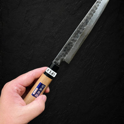 Yanagiba 210 mm Aogami No. 2 Tsuchime