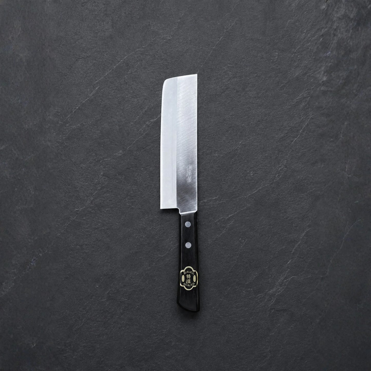 Genki Kiyokane Nakiri 165mm Shirogami No. 2 DP Warikomi Nerezová ocel