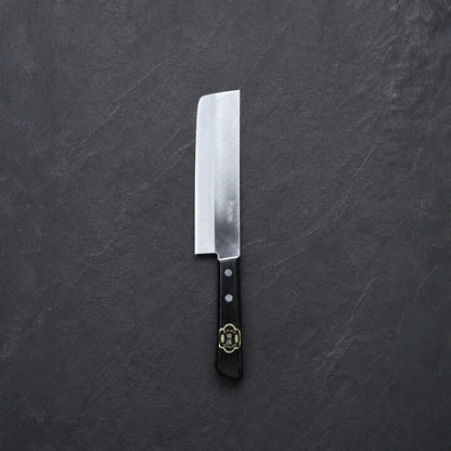 Genki Kiyokane Nakiri 165mm Shirogami No. 2 DP Warikomi Nerezová ocel