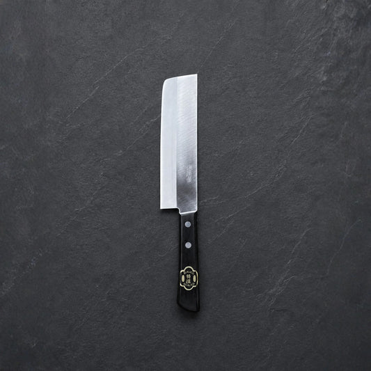 Genki Kiyokane Nakiri 165mm Shirogami No. 2 DP Warikomi Nerezová ocel
