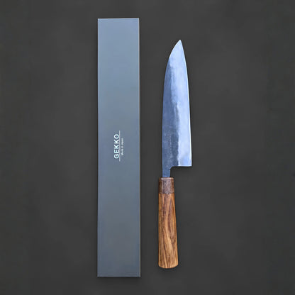 Gekko Gyuto 210mm Uhlíková ocel Aogami no. 2 Kurouchi