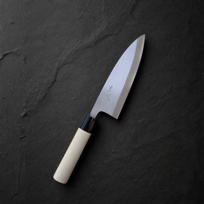 Sakai Shigekatsu Deba 165mm Shirogami no. 2 Single-sided cut