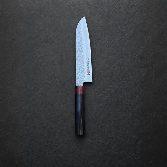 Iseya Santoku 180 mm – VG10 damašková ocel, 33 vrstev